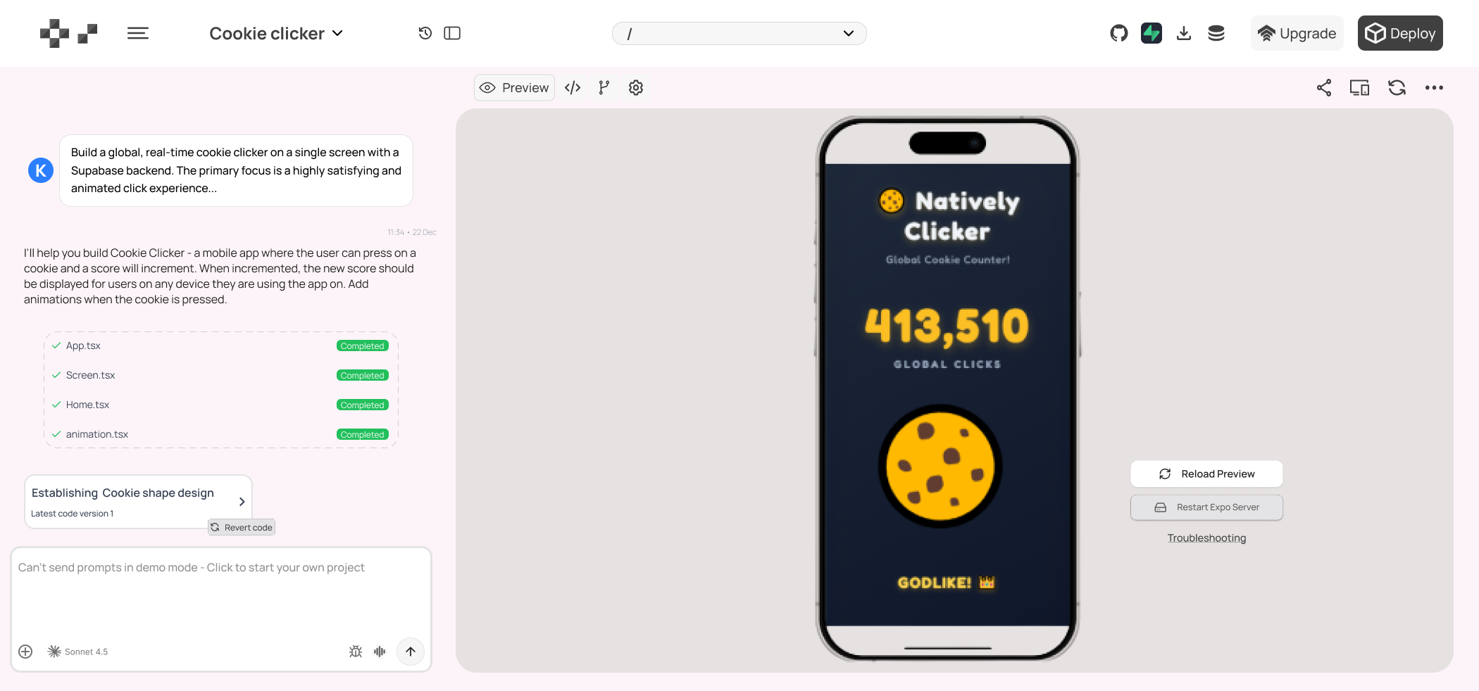 Dark Mode Experience
